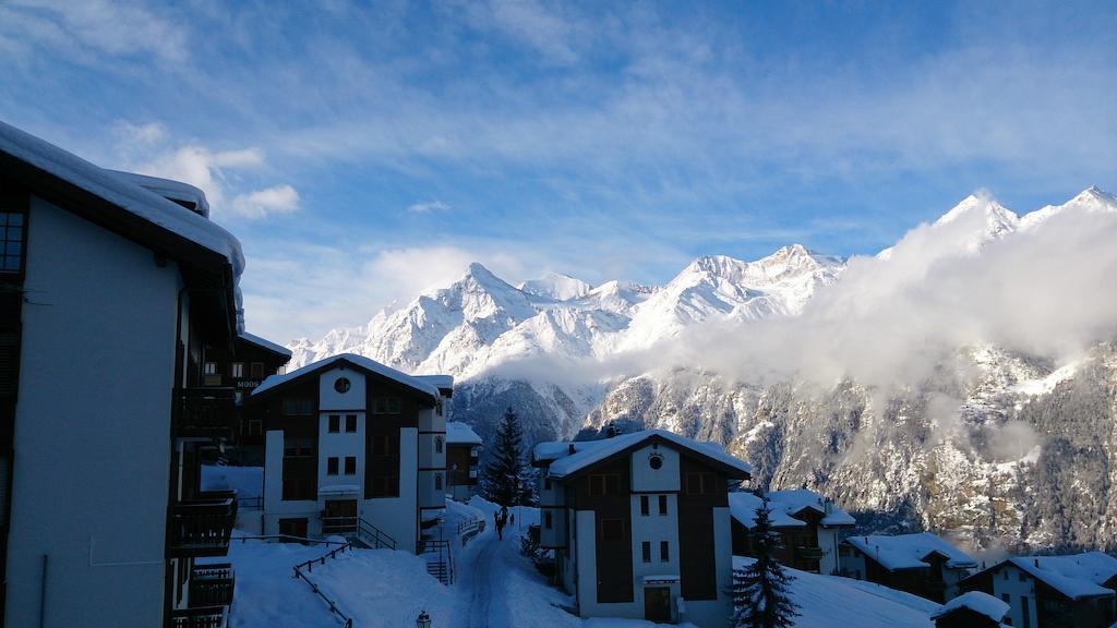 Appartement in 1700m mit Traumblick Grächen Extérieur photo