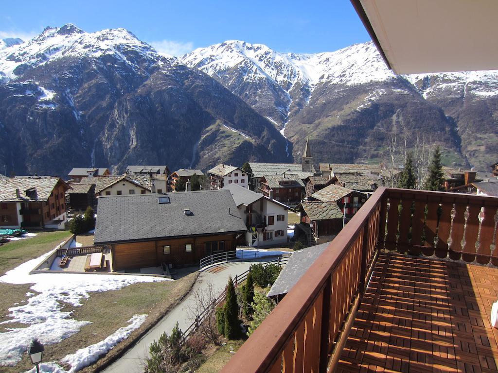 Appartement in 1700m mit Traumblick Grächen Extérieur photo