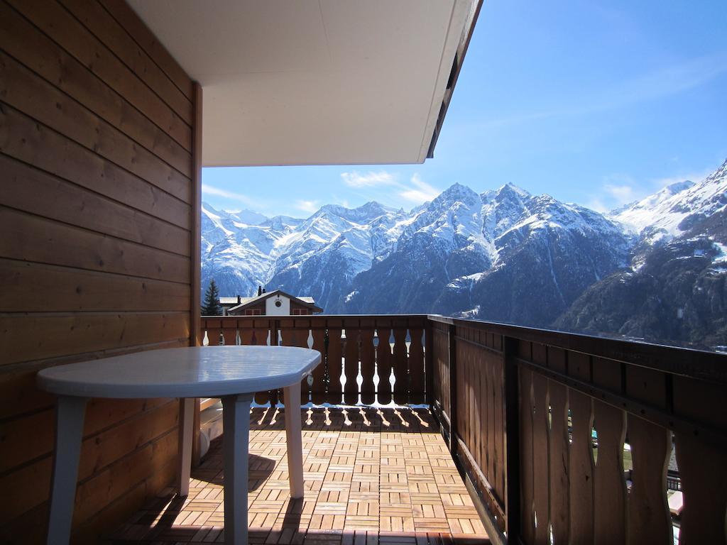 Appartement in 1700m mit Traumblick Grächen Extérieur photo